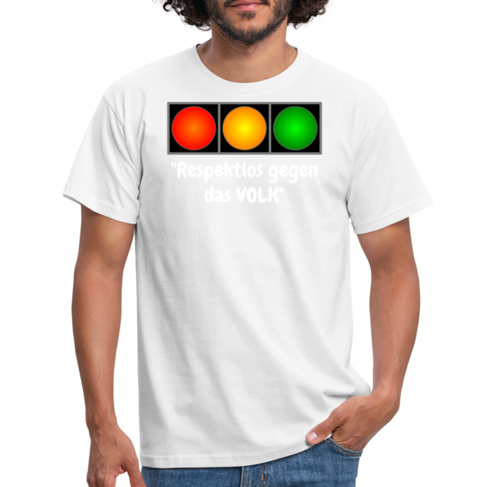 SSW1617 Tshirt "Respektlos gegen das VOLK" - weiß