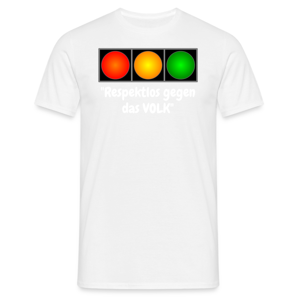 SSW1617 Tshirt "Respektlos gegen das VOLK" - weiß