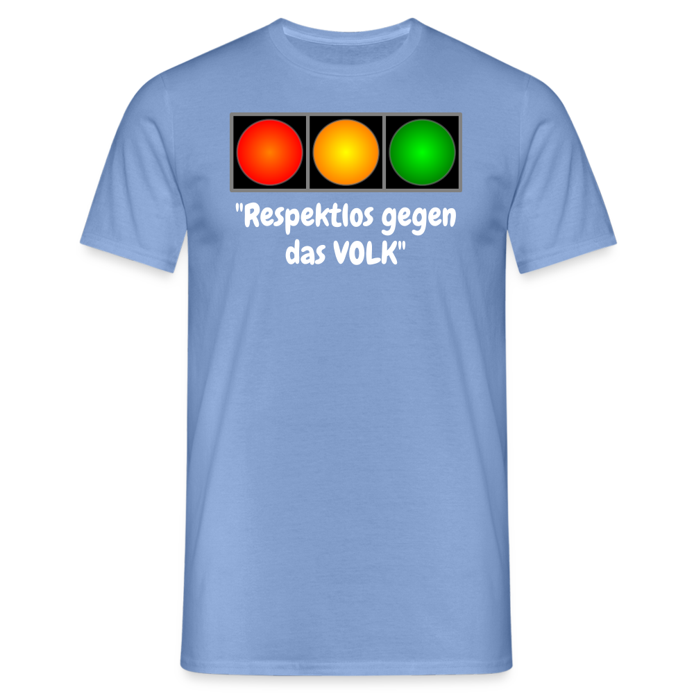 SSW1617 Tshirt "Respektlos gegen das VOLK" - carolina blue