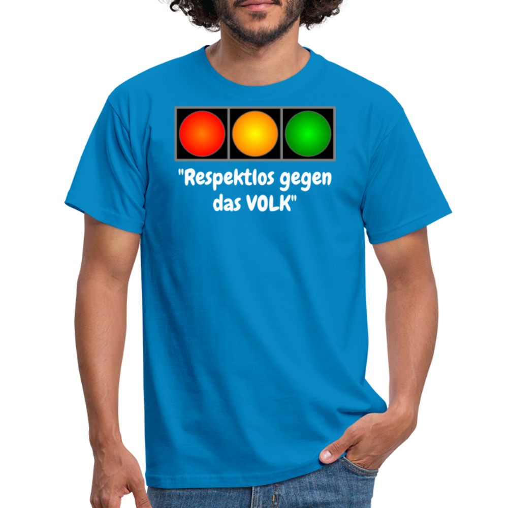 SSW1617 Tshirt "Respektlos gegen das VOLK" - Royalblau