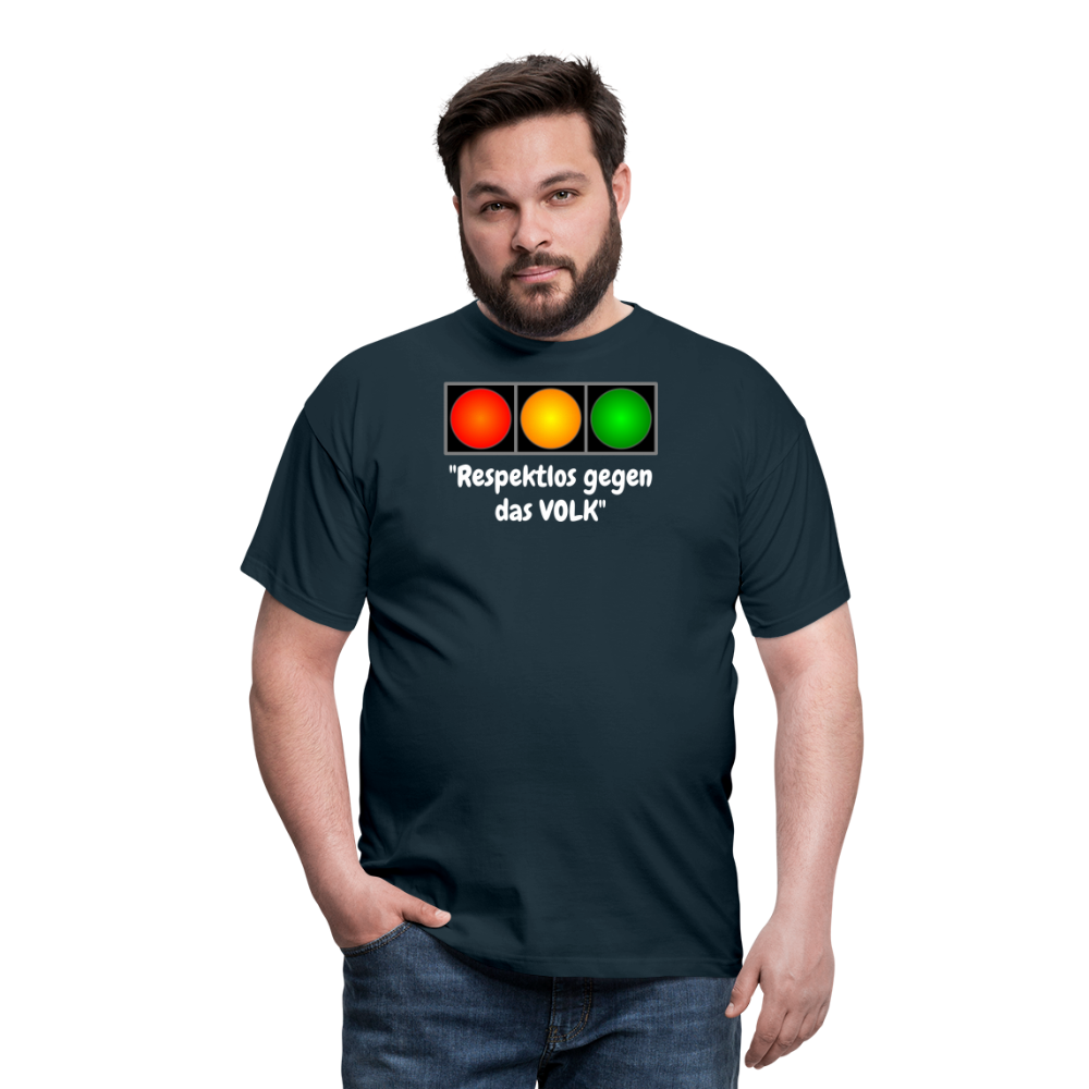 SSW1617 Tshirt "Respektlos gegen das VOLK" - Navy