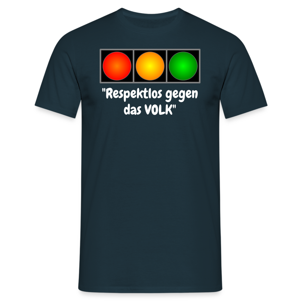 SSW1617 Tshirt "Respektlos gegen das VOLK" - Navy