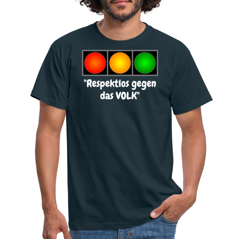 SSW1617 Tshirt "Respektlos gegen das VOLK" - Navy