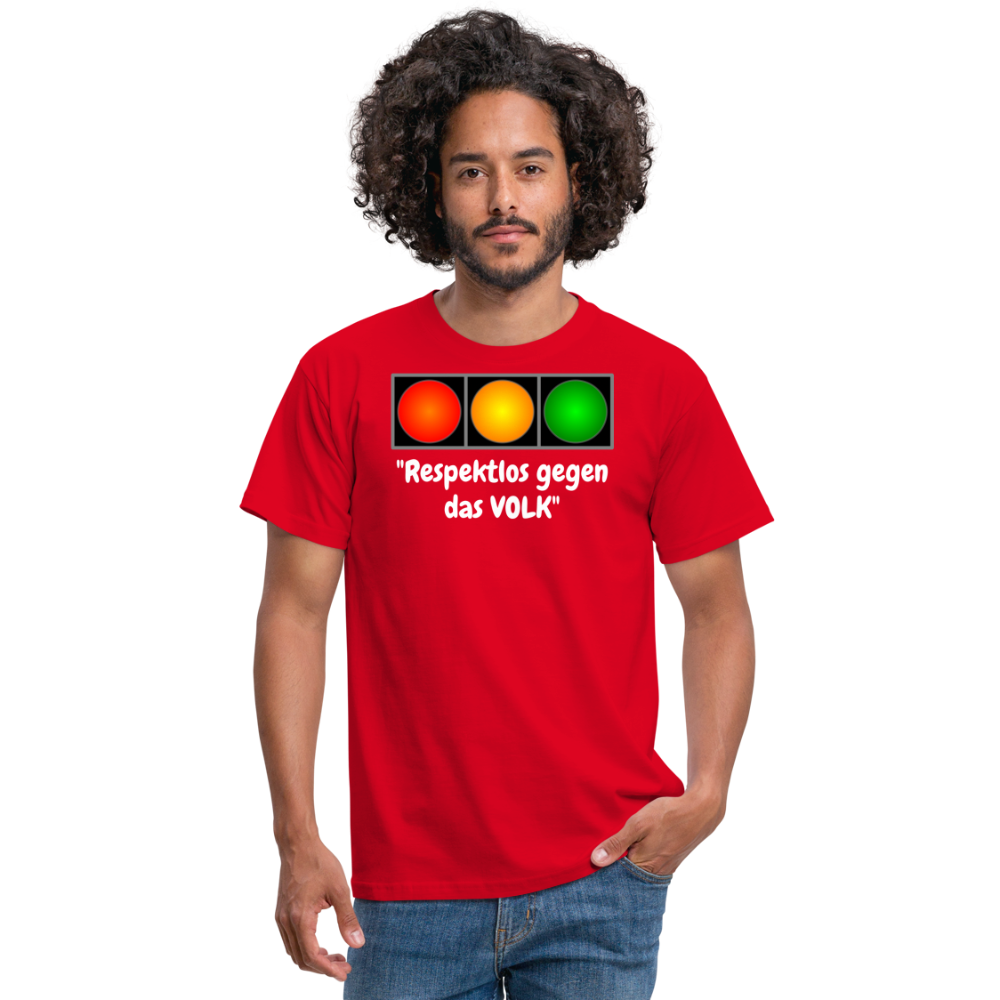 SSW1617 Tshirt "Respektlos gegen das VOLK" - Rot