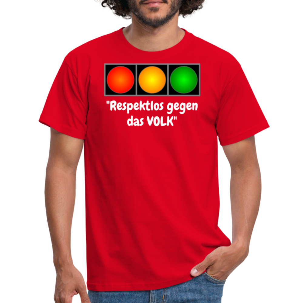 SSW1617 Tshirt "Respektlos gegen das VOLK" - Rot