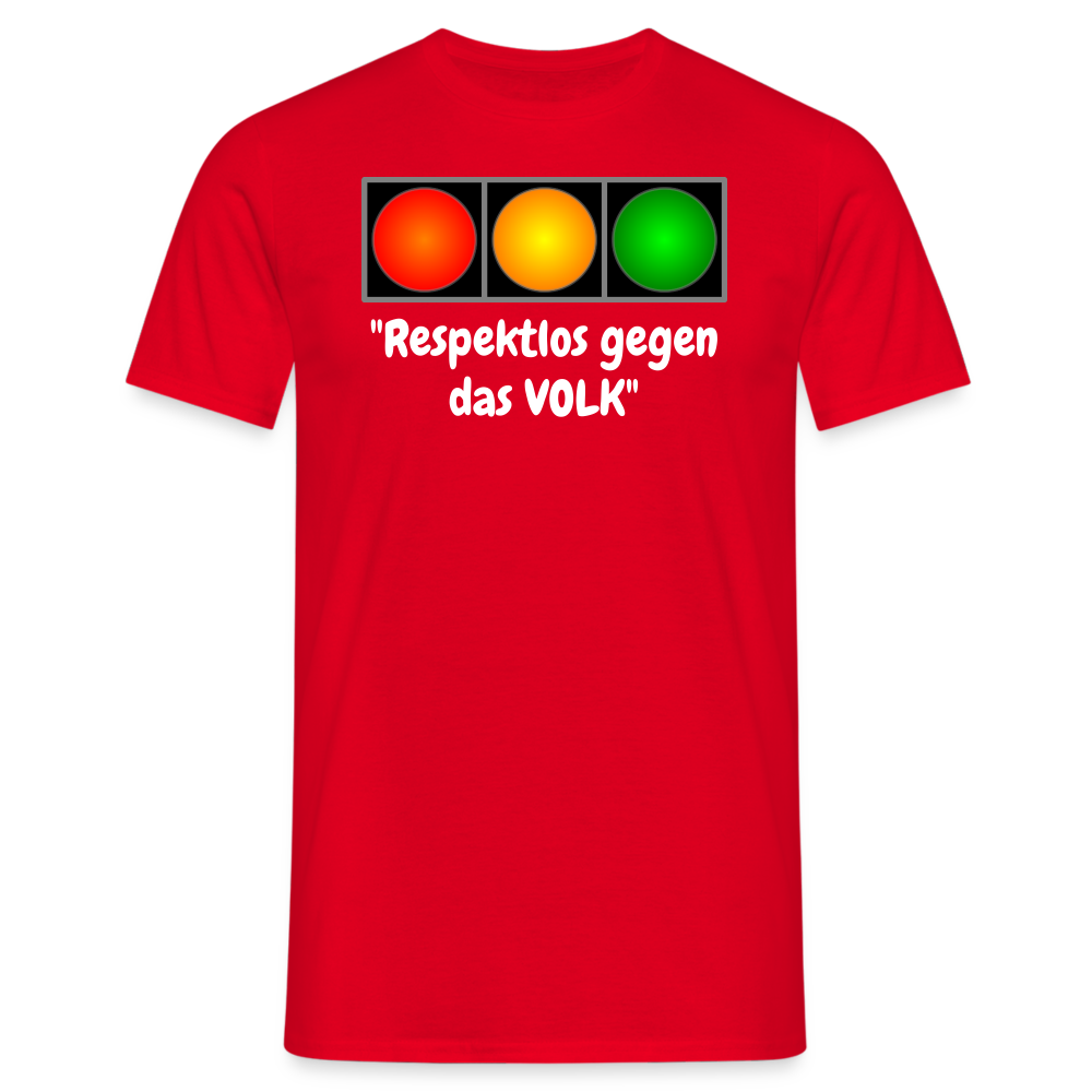 SSW1617 Tshirt "Respektlos gegen das VOLK" - Rot