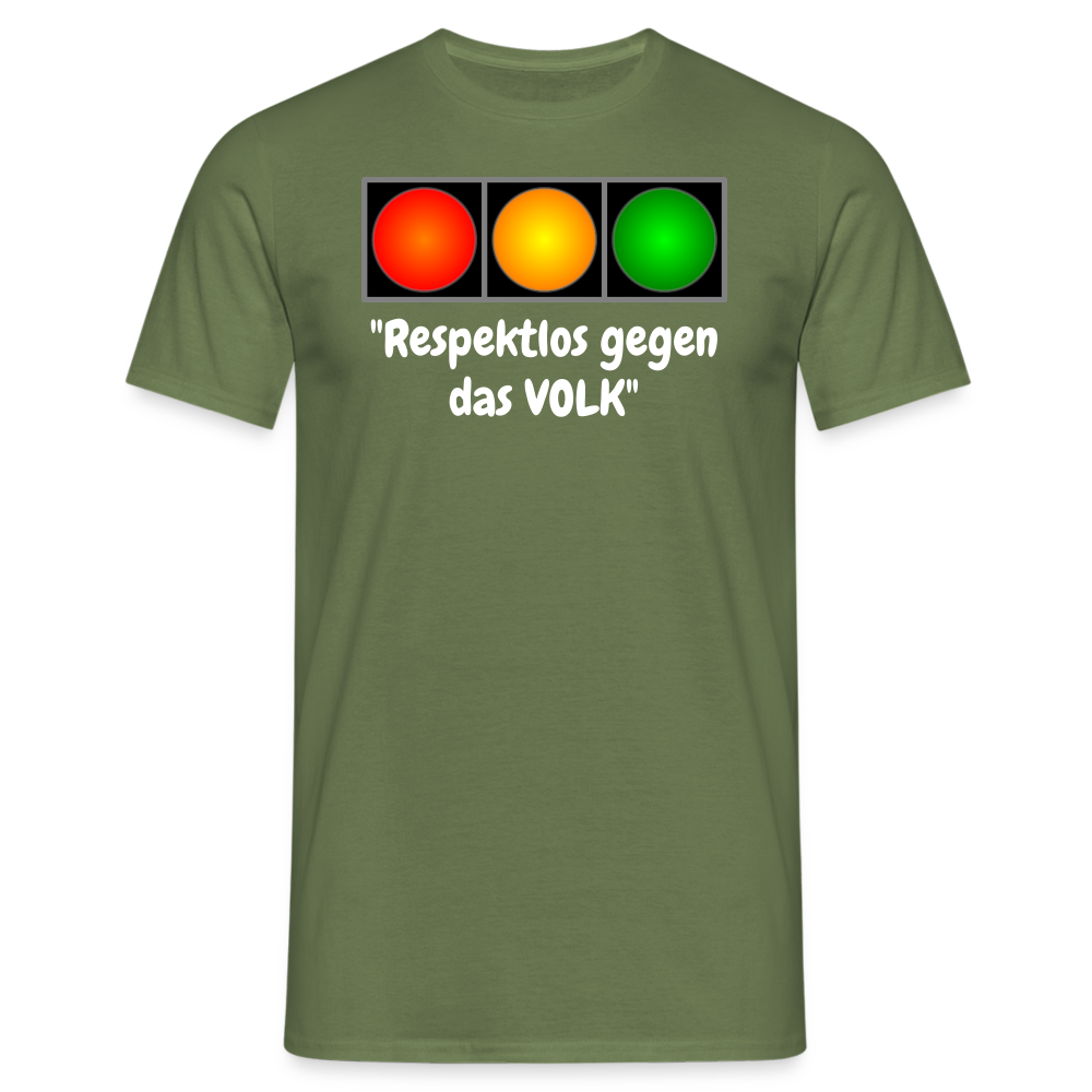 SSW1617 Tshirt "Respektlos gegen das VOLK" - Militärgrün