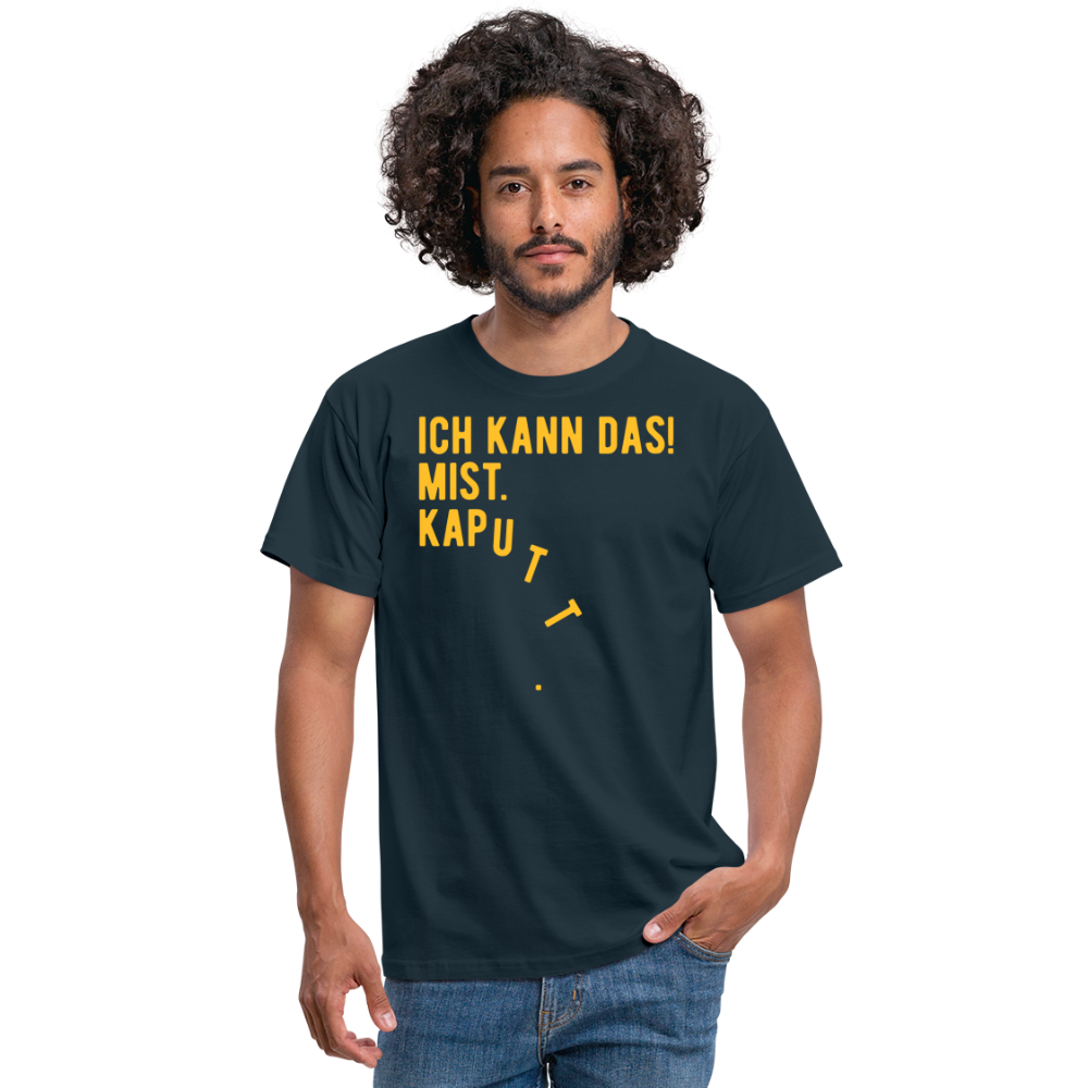 SSW1619 Tshirt ICH KANN DAS! MIST. KAPUTT - Navy
