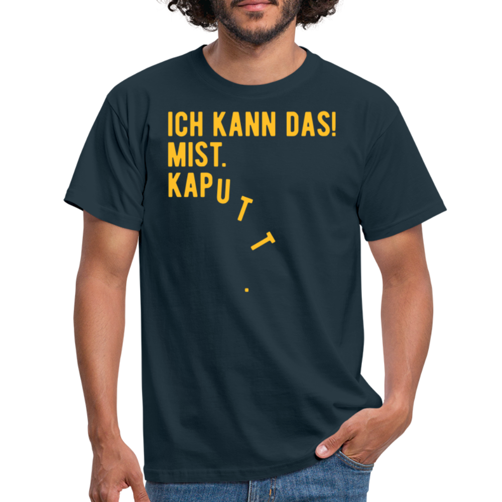 SSW1619 Tshirt ICH KANN DAS! MIST. KAPUTT - Navy