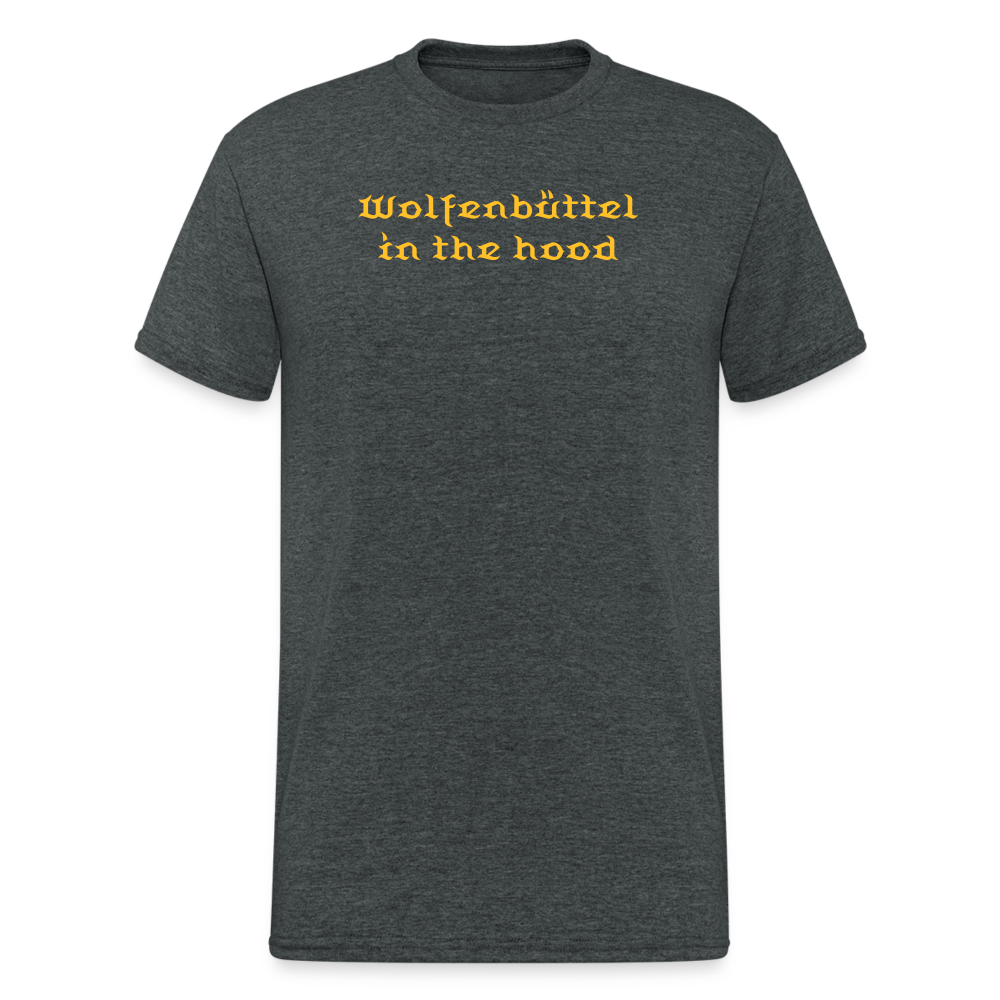 SSW1645 Tshirt Wolfenbüttel in the hood - Dunkelgrau meliert