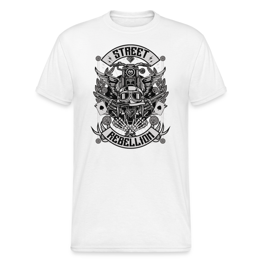 SSW1648 Tshirt Straßenaufstand - weiß