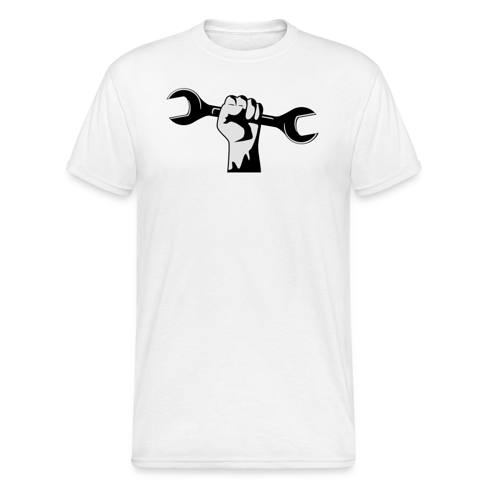 SSW1657 Tshirt Hand Schrauberschlüssel - weiß