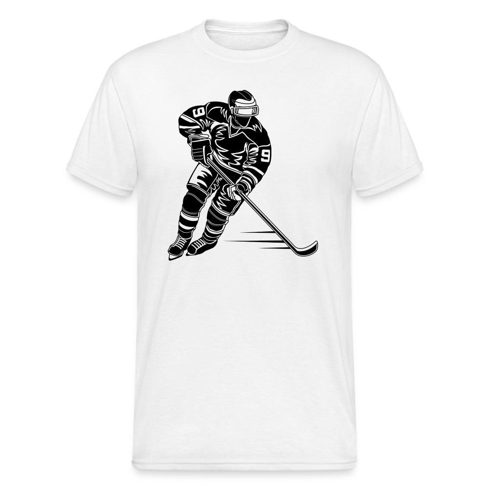 SSW1658 Tshirt Eishockeyspieler - weiß