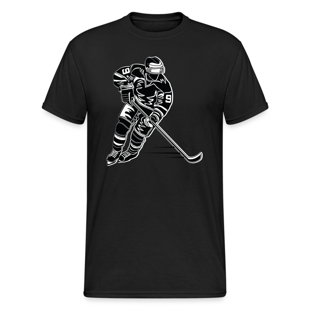 SSW1658 Tshirt Eishockeyspieler - Schwarz
