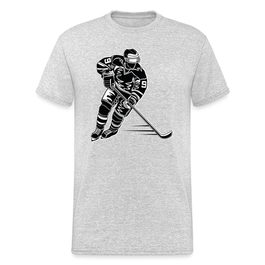 SSW1658 Tshirt Eishockeyspieler - Grau meliert