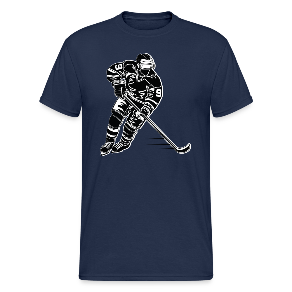 SSW1658 Tshirt Eishockeyspieler - Navy