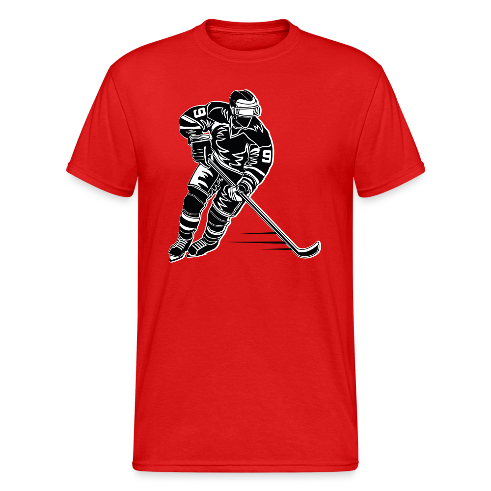 SSW1658 Tshirt Eishockeyspieler - Rot