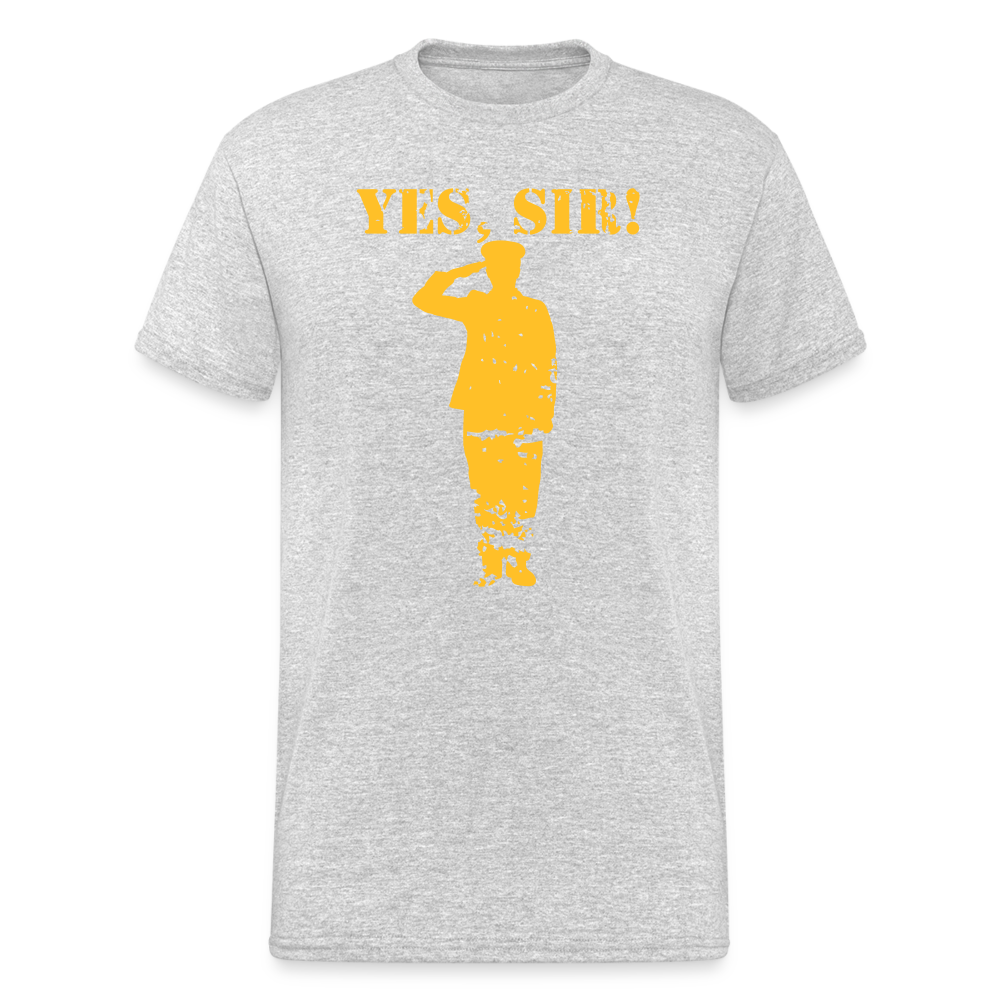 SSW1661 Tshirt YES, SIR! - Grau meliert