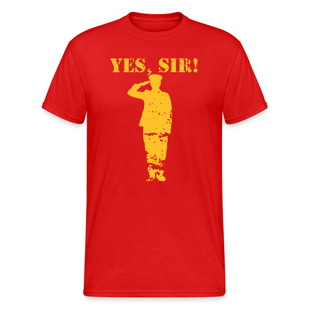 SSW1661 Tshirt YES, SIR! - Rot