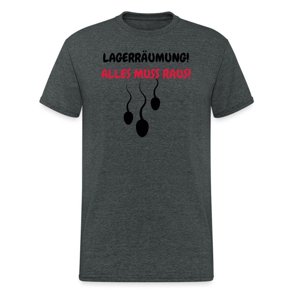 SSW1669 Tshirt LAGERRÄUMUNG! ALLES MUSS RAUS! - Dunkelgrau meliert