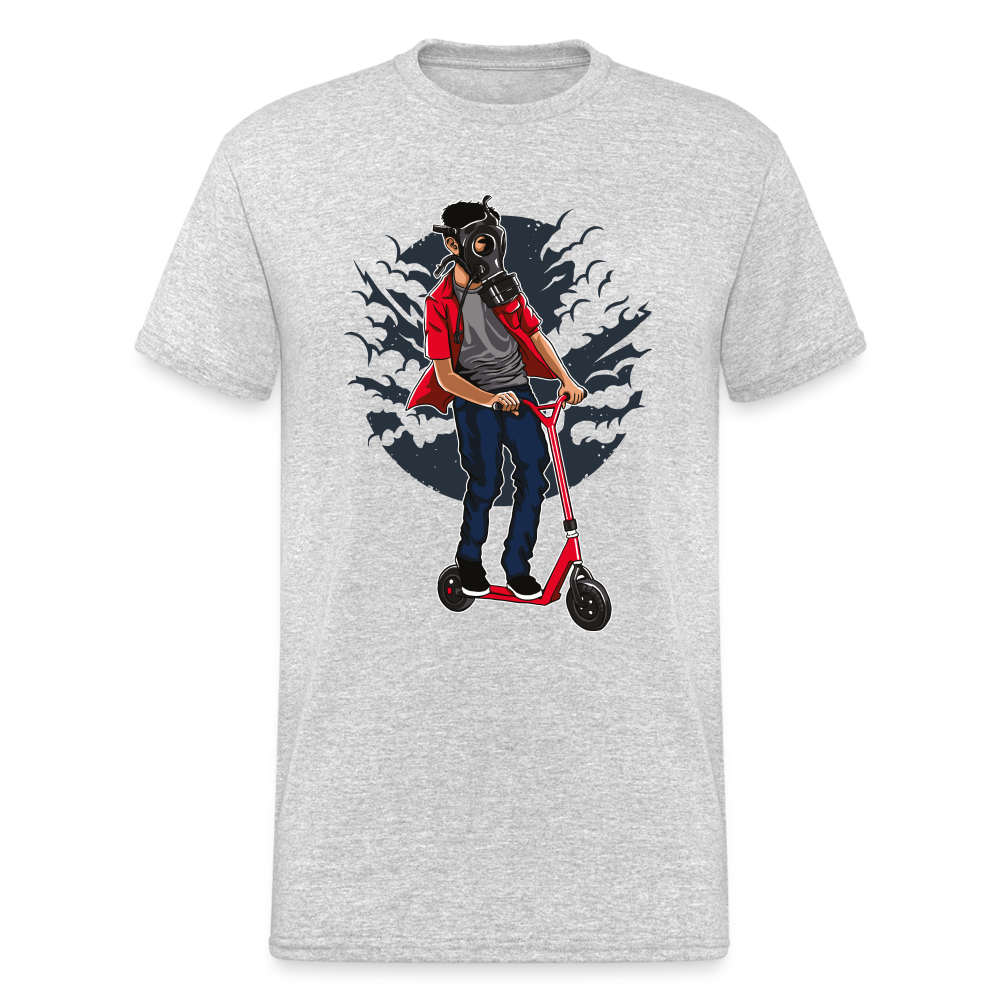SSW1671 Tshirt Gasmaskenreiter - Grau meliert