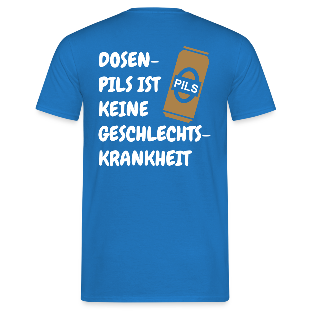 SSW1689 Tshirt DOSEN- PILS IST KEINE GESCHLECHTS- KRANKHEIT - Royalblau
