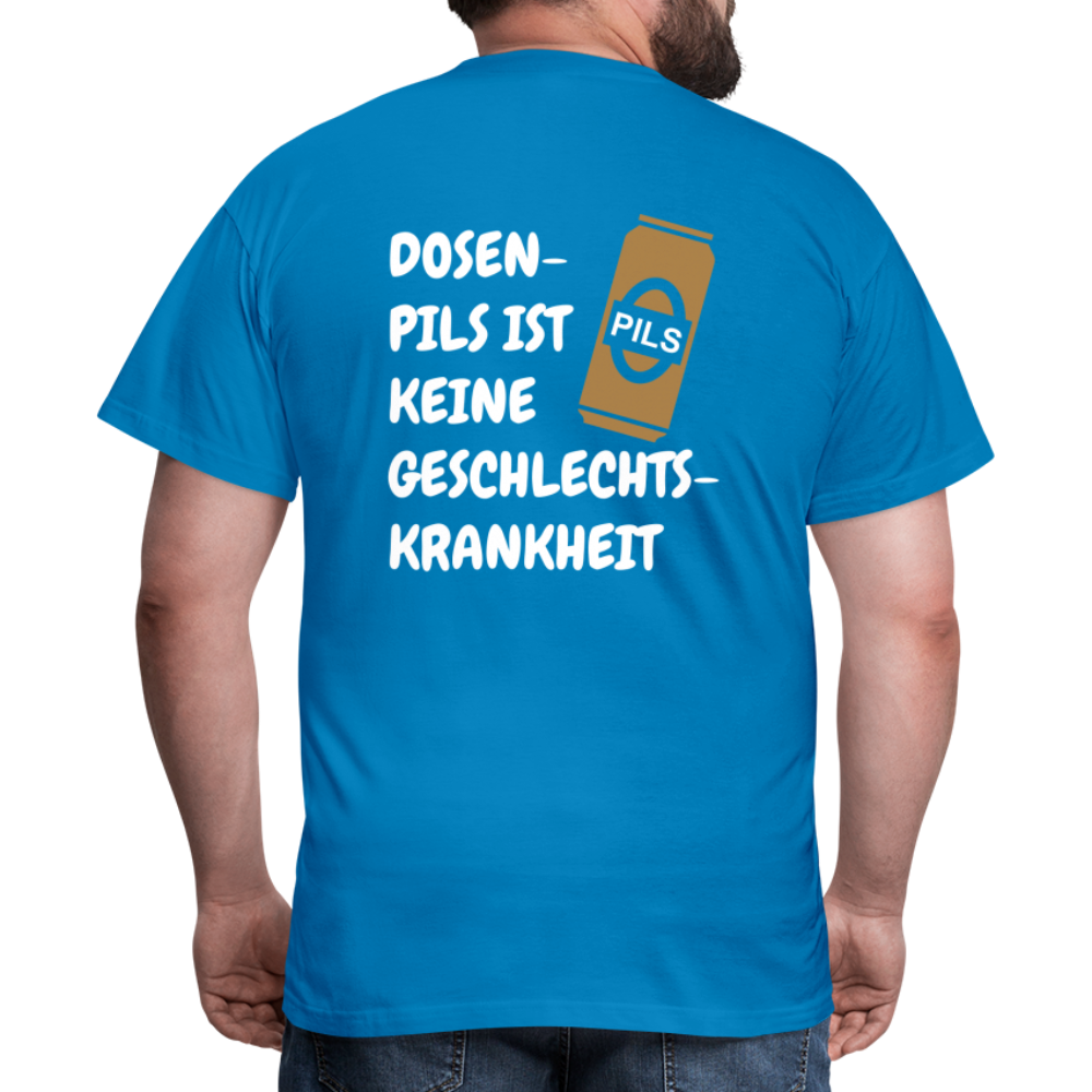 SSW1689 Tshirt DOSEN- PILS IST KEINE GESCHLECHTS- KRANKHEIT - Royalblau