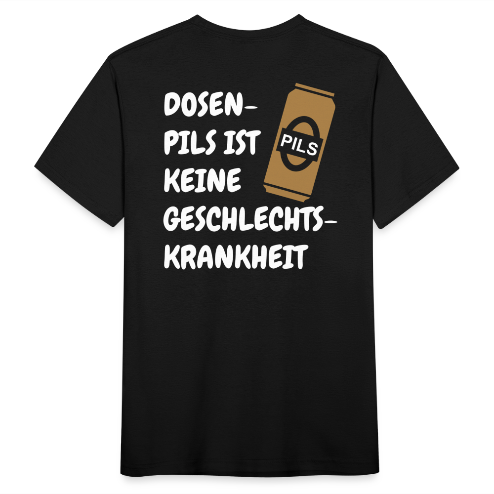 SSW1689 Tshirt DOSEN- PILS IST KEINE GESCHLECHTS- KRANKHEIT - Schwarz