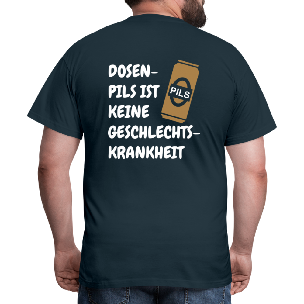 SSW1689 Tshirt DOSEN- PILS IST KEINE GESCHLECHTS- KRANKHEIT - Navy