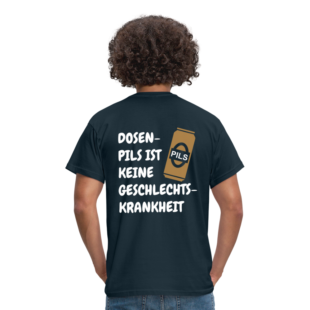 SSW1689 Tshirt DOSEN- PILS IST KEINE GESCHLECHTS- KRANKHEIT - Navy