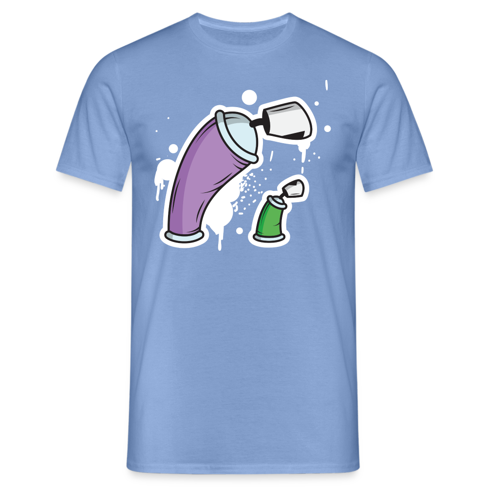 SSW1690 Tshirt Große Dose und kleine Dose - carolina blue