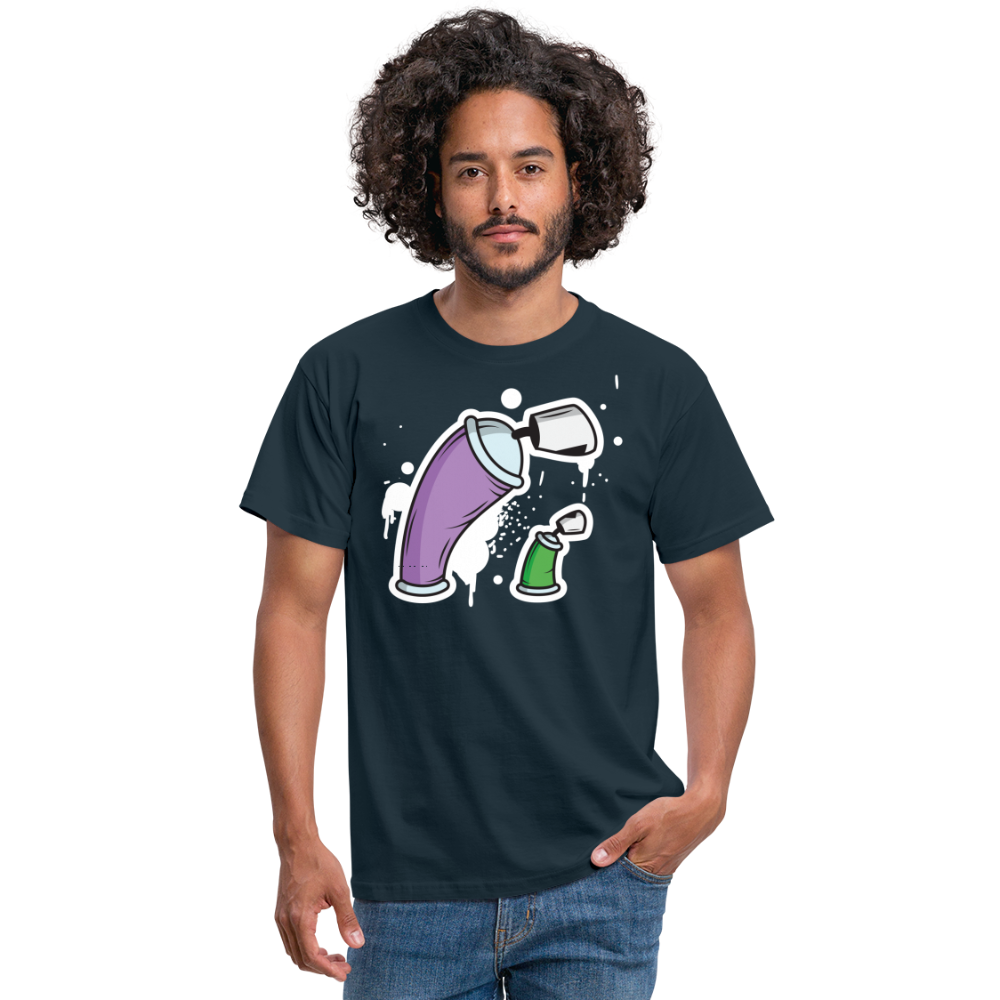 SSW1690 Tshirt Große Dose und kleine Dose - Navy