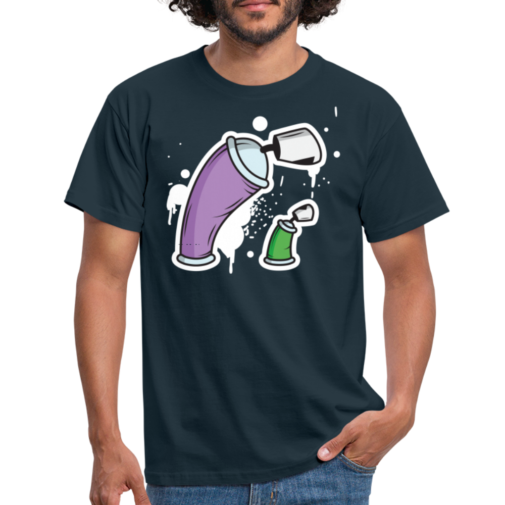 SSW1690 Tshirt Große Dose und kleine Dose - Navy