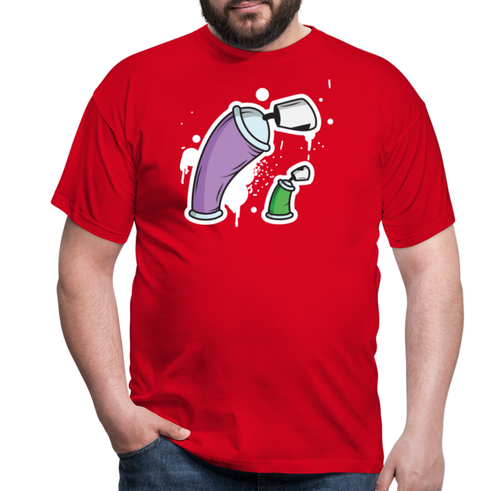 SSW1690 Tshirt Große Dose und kleine Dose - Rot