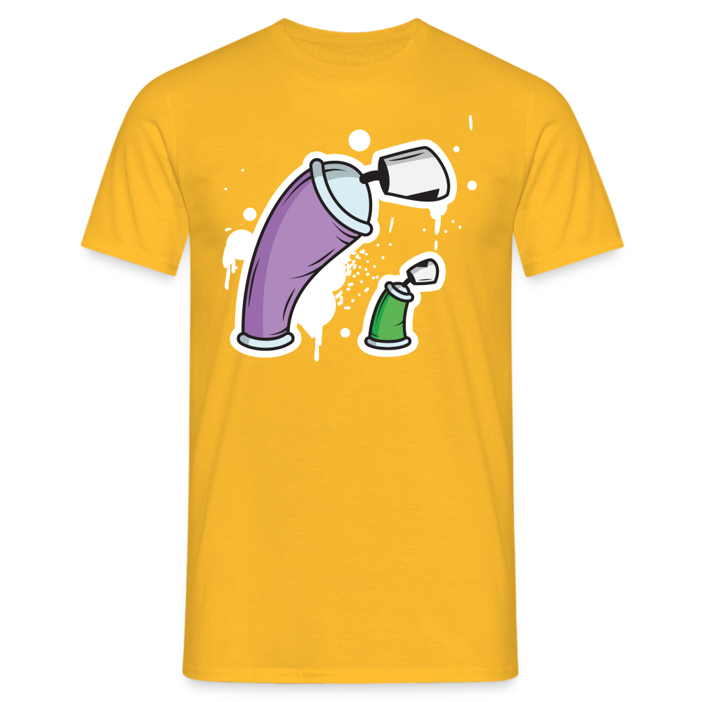 SSW1690 Tshirt Große Dose und kleine Dose - Gelb