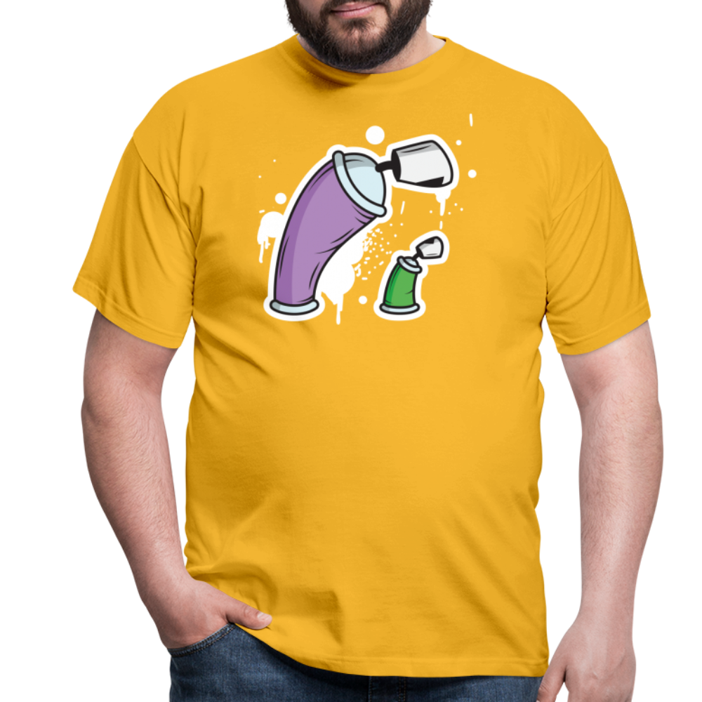 SSW1690 Tshirt Große Dose und kleine Dose - Gelb