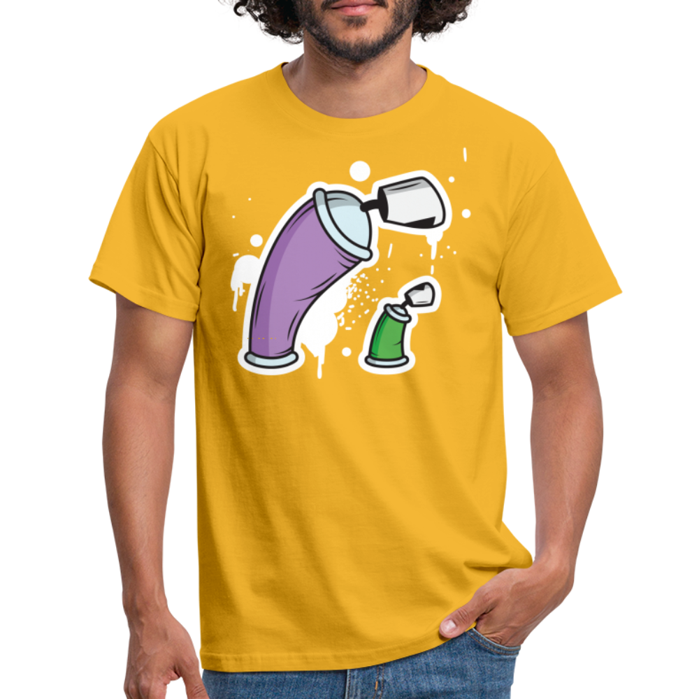 SSW1690 Tshirt Große Dose und kleine Dose - Gelb