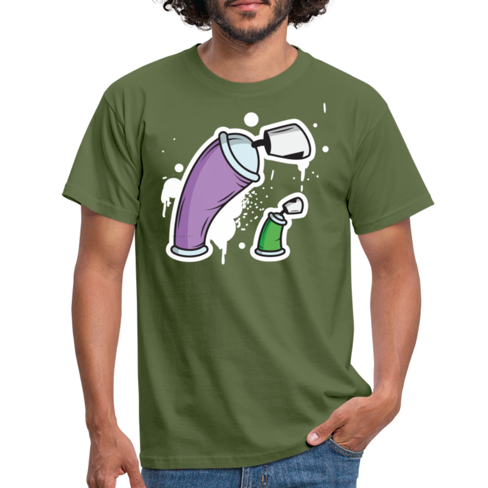 SSW1690 Tshirt Große Dose und kleine Dose - Militärgrün