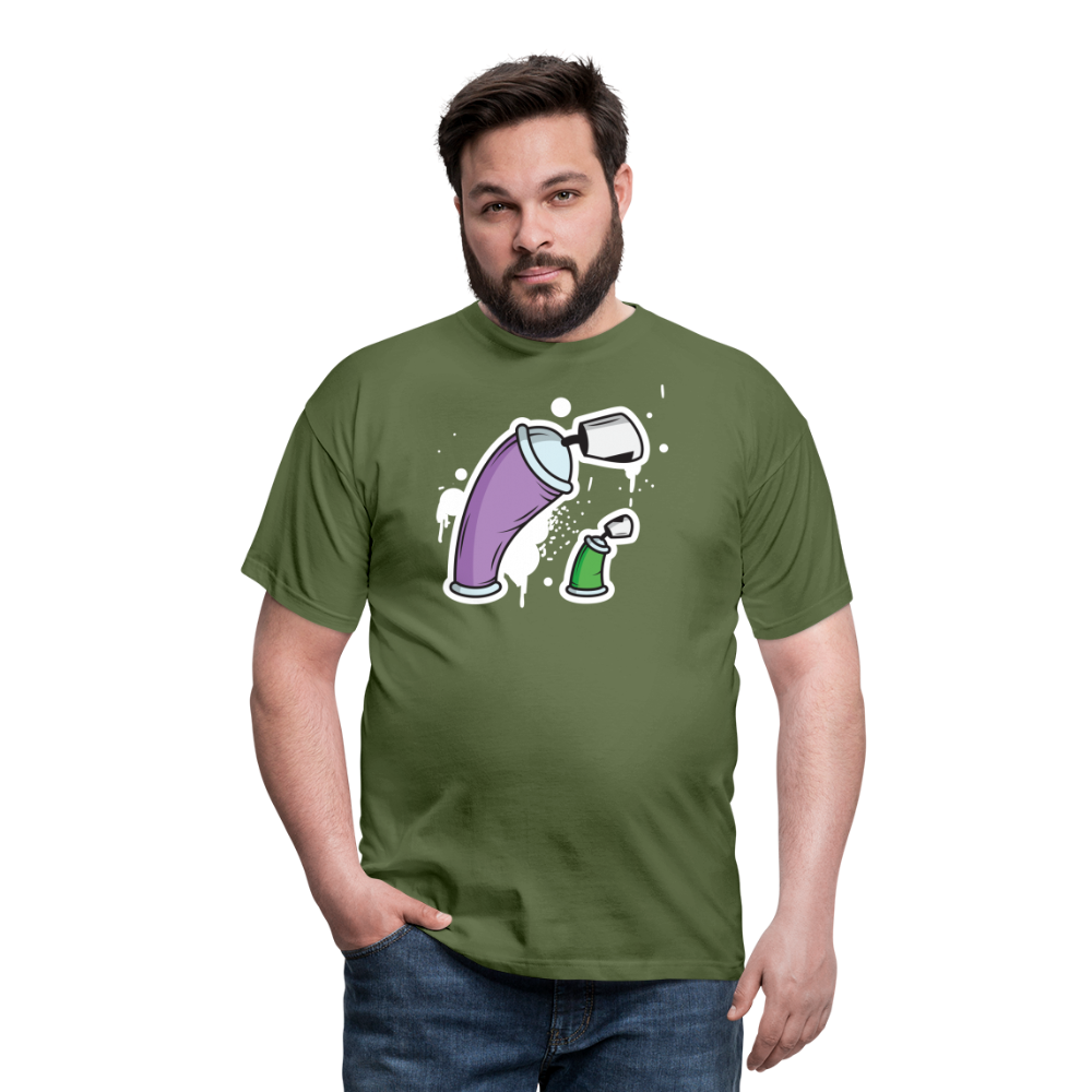 SSW1690 Tshirt Große Dose und kleine Dose - Militärgrün