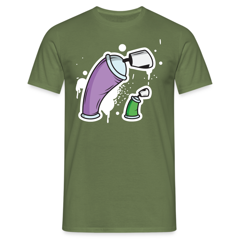 SSW1690 Tshirt Große Dose und kleine Dose - Militärgrün