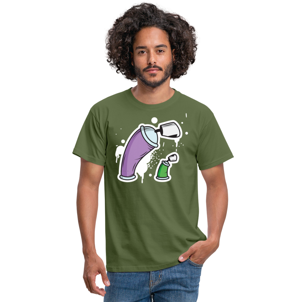 SSW1690 Tshirt Große Dose und kleine Dose - Militärgrün