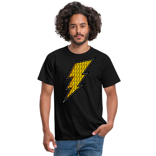 SSW1692 Tshirt Flash-Flitter - Schwarz