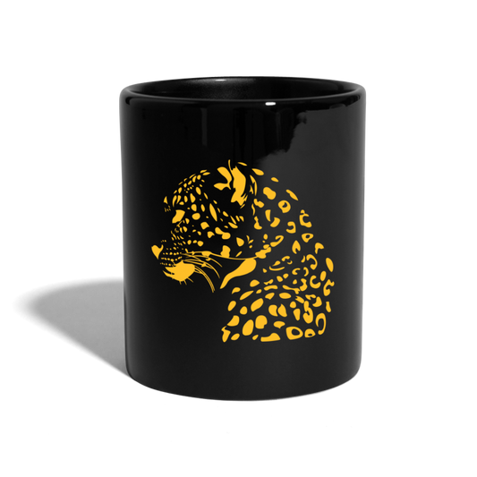 SSW1696 Kaffeebecher Leopard - Schwarz