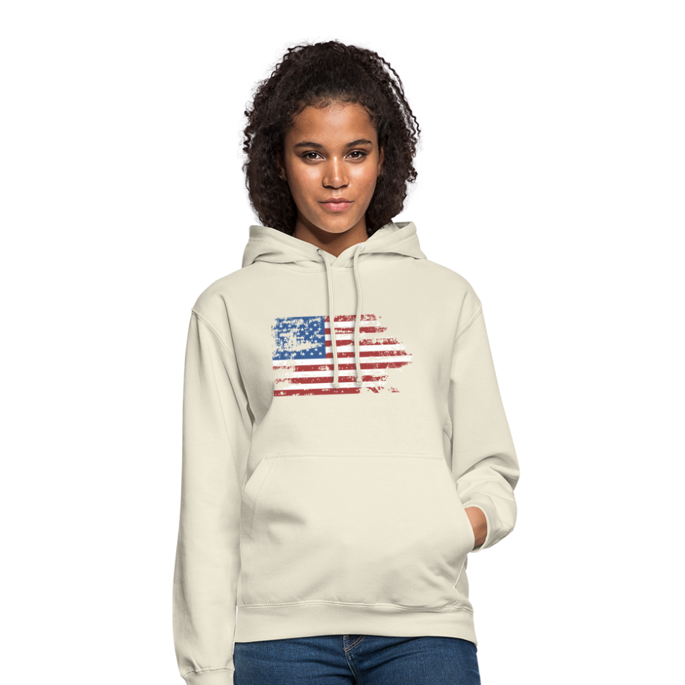 SSW1708 Unisex Hoodie USA flag - Vanille-Milchshake