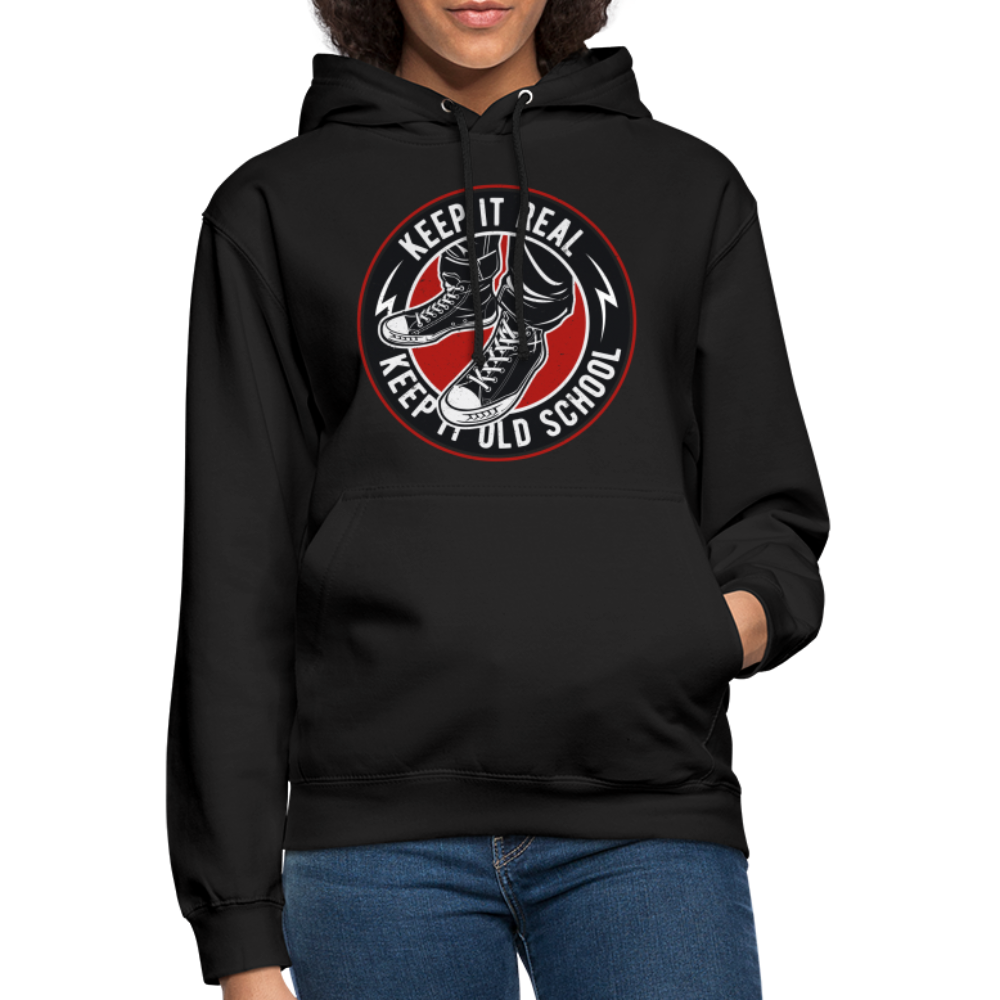 SSW1707 Unisex Hoodie Keep it Oldschool - Schwarz