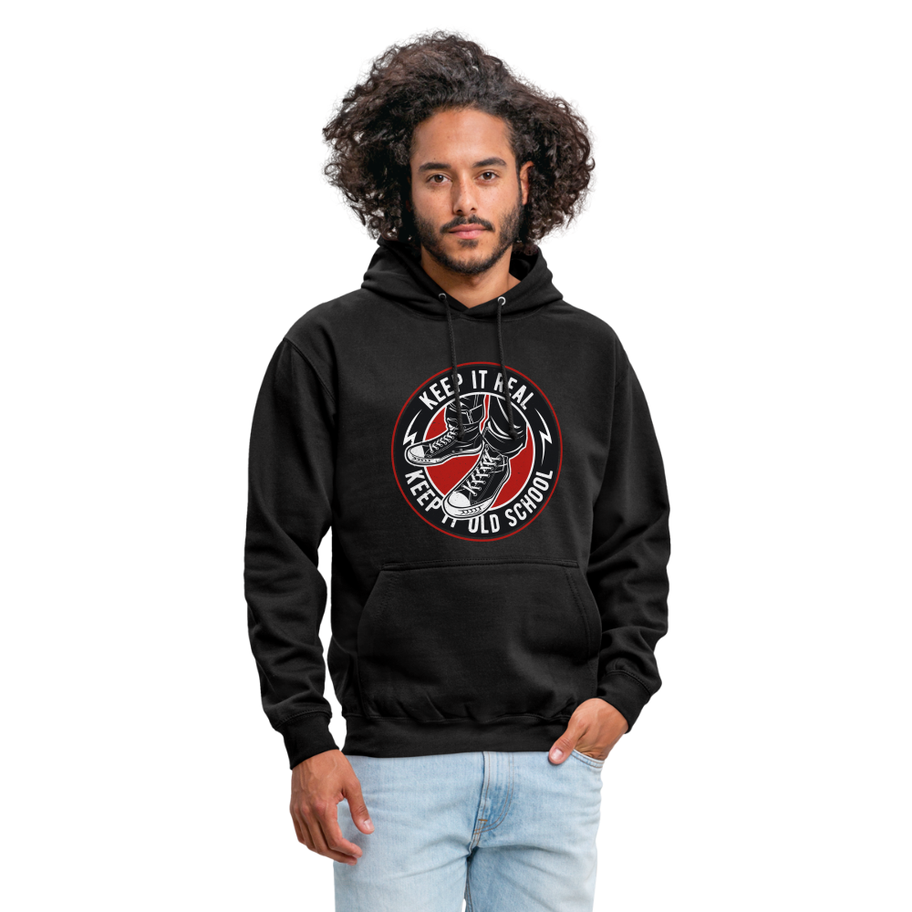 SSW1707 Unisex Hoodie Keep it Oldschool - Schwarz