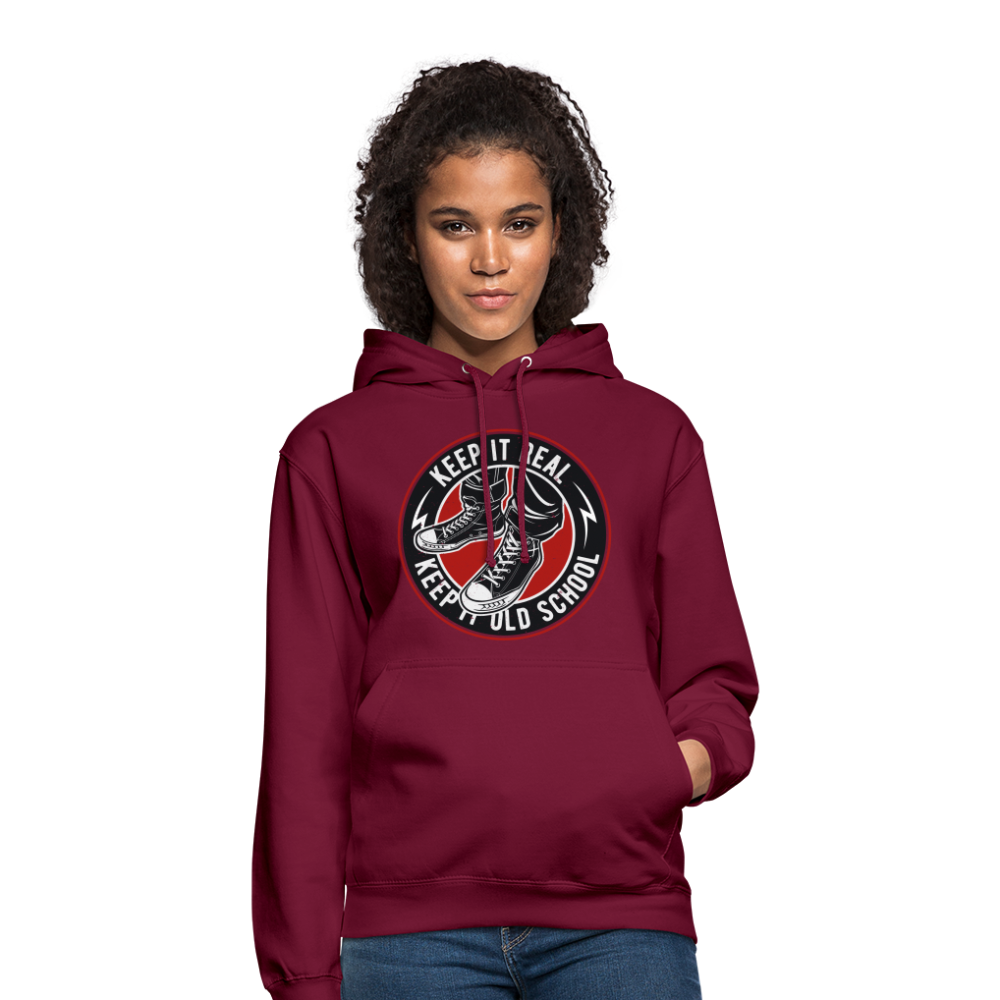 SSW1707 Unisex Hoodie Keep it Oldschool - Bordeaux
