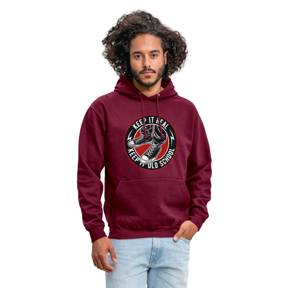 SSW1707 Unisex Hoodie Keep it Oldschool - Bordeaux
