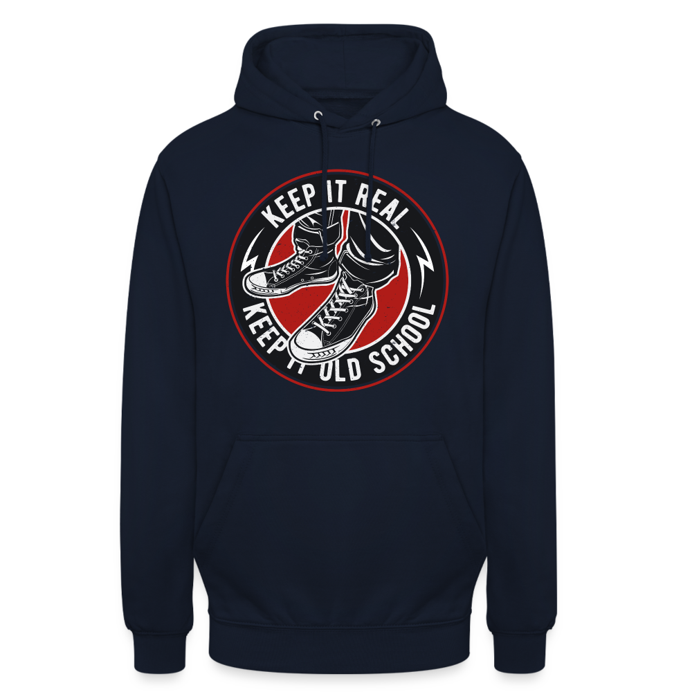 SSW1707 Unisex Hoodie Keep it Oldschool - Navy
