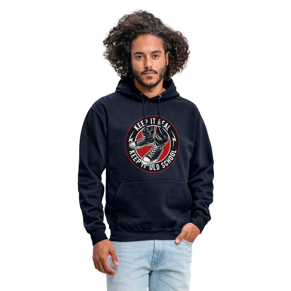 SSW1707 Unisex Hoodie Keep it Oldschool - Navy
